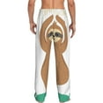 thumbnail image 3 of Daiia Men'S Cute Sloth In Yoga Pose Tree Pants,Bottoms Sleep Lounge,Pajama Pants,Pj Bottoms Drawstring And Pockets-Small, 3 of 9