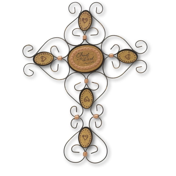 Pavilion Gift Company - Trust in the Lord - 9" Wall Hanging Cross
