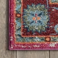 thumbnail image 5 of nuLOOM Corbett Vintage Boho Tapis Rond, 7' 10" Rond, Multi, 5 of 5
