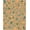 Orange, Pattern 2, variant on ODIKA 4'x6' Beige Multicolor Geometric Abstract Washable Area Rug Contemporary Mid Century Scattered Shapes Arches Circles Forms for Dorm Room, Small Living Stain Resistant Low Profile, Easy Care