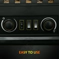 thumbnail image 6 of HOMCOM Electric Fireplace Stove, 22" Freestanding Fireplace Heater with 3-Sided Realistic Flame, Overheating Protection, 750W/1500W, Black, 6 of 9