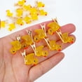 thumbnail image 4 of 10PCS Duckling Hair Clip for Girls Teens Birthday School Event Lovely Yellow Hairpins Safe Resin Hair Accessories, 4 of 9