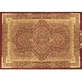 thumbnail image 1 of Ahgly Company Indoor Rectangle Medallion Brown Traditional Area Rugs, 2' x 5', 1 of 4