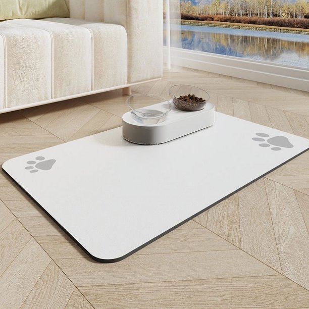Alfombrilla especial para alimentación de mascotas, mantel individual para gatos y perros, suministros para gatos, alfombrilla de silicona para jaula de perros, alfombrilla antideslizante impermeable