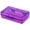 Purple, variant on Pencil Case, Large Clear Pencil Box Case, Plastic Crayon Marker Box with Snap-tight Lid, Plastic Pencil Case, Plastic Pencil Box, Crayon Box Storage, Art Craft Marker Organizer on Clearance