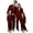 Wine, variant on Fgnfyis Family Matching Outfits Silk Satin Solid Long Sleeve Button Down Soft Cozy 2 Piece Pajamas Set Sleepwear Loungewear