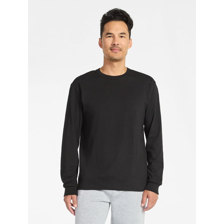 Athletic Works Men's Cotton Long-Sleeve Tee photo 1