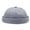 Grey, variant on Unisex Outdoor Hat Winter Warm Round Solid Color Adjustable No Brim Breathable Beanie Cap with Visor