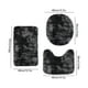 thumbnail image 3 of Juego de 3 alfombrillas de baño de invierno, gruesas, de colores surtidos, suaves, absorbentes, antideslizantes, lavables, color negro oscuro (40 cm x 60 cm) Rkxzt, 3 of 9
