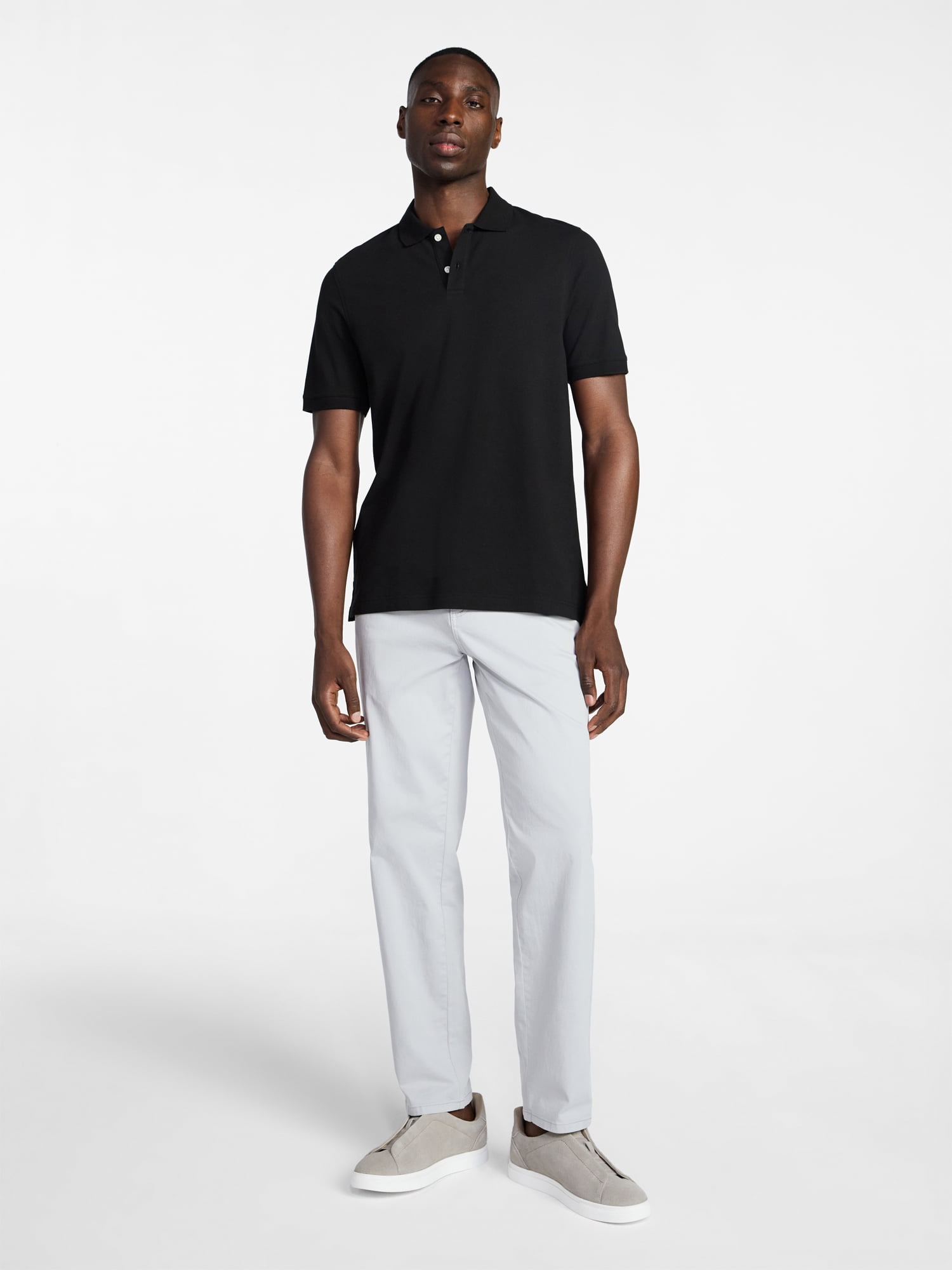 George Men's & Big Men's Classic Fit Pique Polo with Short Sleeves, Sizes XS-5XL, LT-3XLT