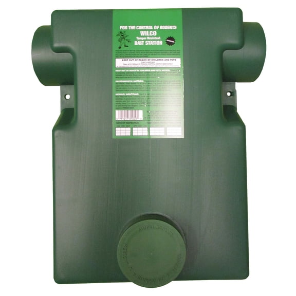 Wilco Home Wilco Distributors Ground Squirrel Bait Station - Child-Resistant, Outdoor Use, Plastic — Residential Use, Standard Application