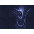 thumbnail image 1 of Ahgly Company Indoor Rectangle Patterned Night Black Area Rugs, 5' x 8', 1 of 6