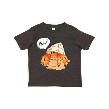 

Inktastic Summer Hello Cute Hermit Crab Gift Toddler Boy or Toddler Girl T-Shirt