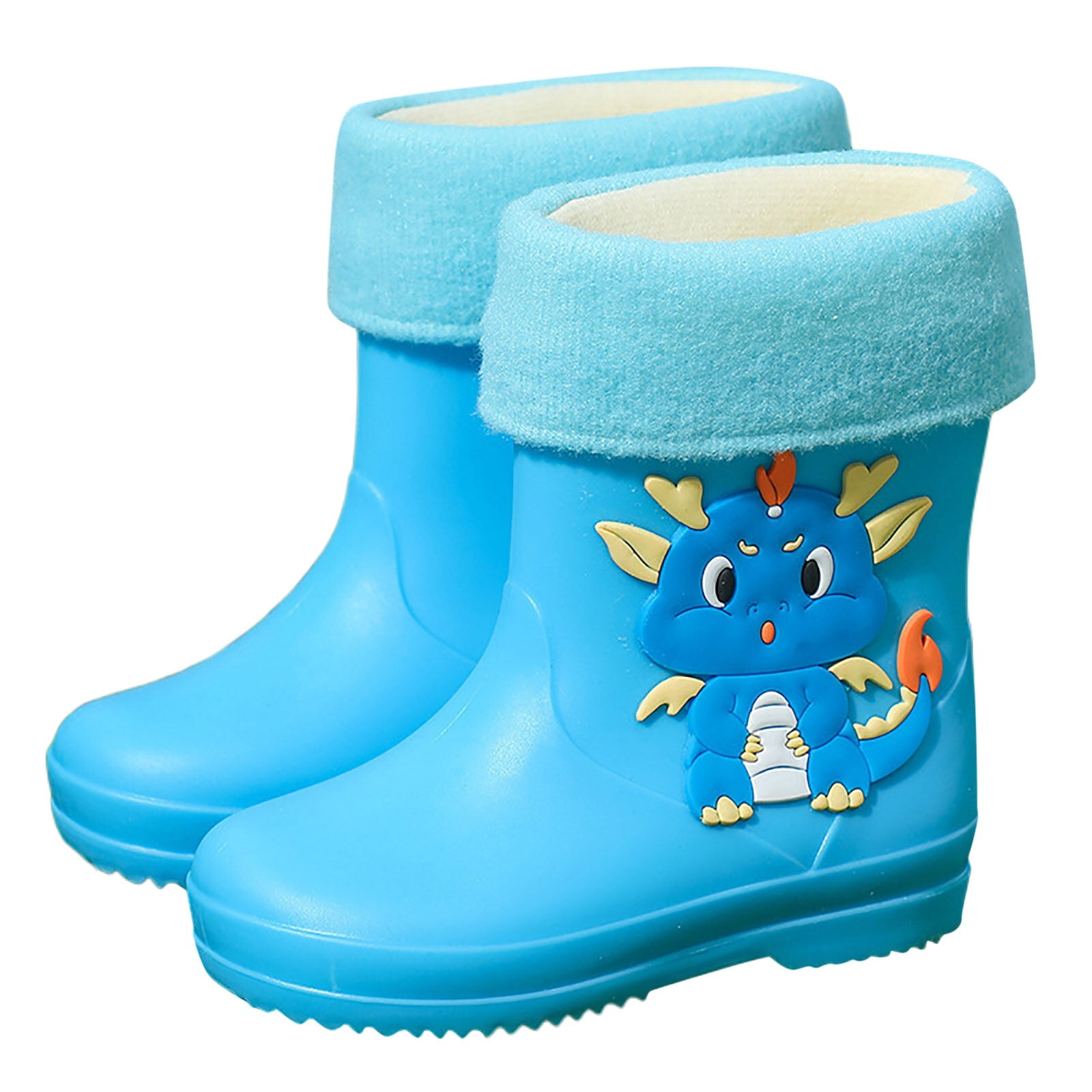 Bottes De Pluie Enfant Antidérapantes - Motifs Animaux Dessin Animé - Caoutchouc Imperméable - Pour École, Jardin, Aventures Extérieures - 9