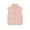 Pink, variant on Women's Patchwork Sleeveless Casual Versatile Warm Vest Coat Beige L