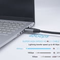 thumbnail image 5 of Cable compatible con HDMI 8K para Xiaomi Mi Box Cable digital 8K/60Hz 4K/120HZ 48Gbps para PS5 PS4 Laptop TV Monitor Proyectores, 5 of 5