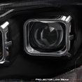 thumbnail image 5 of AKKON - For Dodge Ram 09-18 LED Bar DRL & High/Low Projector Housing + Light Tube Tail Smoked Lamps, 5 of 7