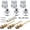 Clear Acrylic, variant on RVKXHD 39619 Bathtub Shower Handle Remodel/Rebuild Trim Kit, Shower Knob 3 Piece for Price Pfister Verve Faucets, Includes 12H-2H, 12H-2C, 12H-18D Stems and Tubs knob Handle (Brushed Nickel)