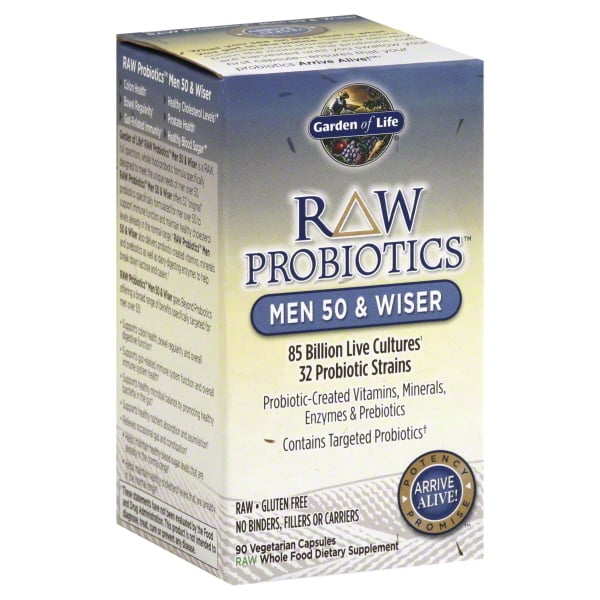 Garden Of Life Raw Probiotics Men 50 Wiser 90 Vegetarian