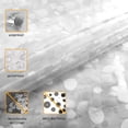 thumbnail image 3 of Cortina de Ducha Semi-Impermeable, EVA Resistente al Moho, Sin PVC, con Hebilla de Cortina 180 x 180 cm (Transparente), 3 of 5