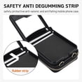 thumbnail image 4 of Compatible Samsung Galaxy Z Flip 5 Case Wallet with Card Holder,Shockproof Leather Detachable Crossbody Lanyard Case for Samsung Z Flip 5 Wallet Case Purse,Galaxy Z Flip 5 Case for Women Black, 4 of 14