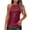 Red, variant on Office Wear for Women 2026 Kelon Womens Summer Sleeveless Tank Tops Cowl Neck Sequin Tops Loose Fit Shirts Business Dressy Casual 2026 Fashion Boho Clothes, XL