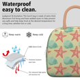 thumbnail image 3 of Lunch Bag Lunch Box for Women Reusable Insulated Lunch Bags,Water-Resistant Watercolor Starfish and Sea Shell Cooler Lunch Tote Bag, Large Capacity for Work Travel Picnic, 3 of 6