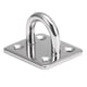 thumbnail image 3 of Gancho de montaje 4pcs Pad Eye Plates Hardware marino Bucles de gancho de montaje en pared multifunc Meterk Gancho de montaje, 3 of 7