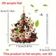 thumbnail image 2 of Sweet Dog Family Acrylic Rearview Mirror Accessories Hanging Pendant Car Interior Decorations Cute Backpack Charm Keychain for Women Girls Gifts, 2 of 4