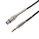 thumbnail image 3 of 2x Conector XLR a cable de enchufe estéreo de 6,35 mm para amplificador de micrófono perfke Cable estéreo XLR a 3 pines, 3 of 9