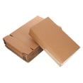 thumbnail image 4 of ORDDIART Khaki 10Pcs Corrugated Cardboard Boxes for Packing and Mailing 9.6X5.3X2.2In, 4 of 8