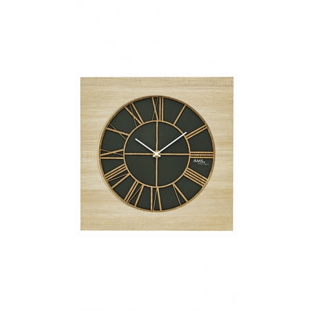 Modern wall clock with quartz movement from AMS