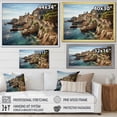 thumbnail image 4 of Designart "Serenity on the Mediterranean in Spain II" Nautical & Beach Floater Framed Canvas Art Print, 4 of 7