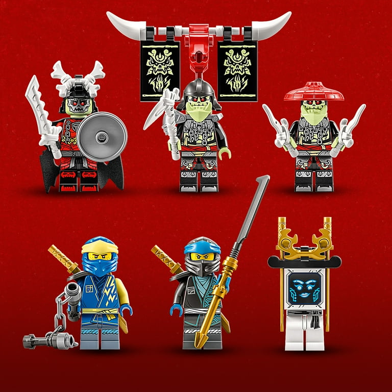 LEGO NINJAGO Jay's Titan Mech Set 71785, 5 Minifigures
