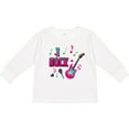 thumbnail image 3 of Inktastic I Rock with Guitar Microphone and Music Notes Boys or Girls Long Sleeve Toddler T-Shirt, 3 of 5