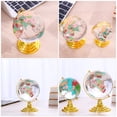 thumbnail image 4 of Miangastore Small Globe Crystal Globe Desktop Globe Decorative Rotating Globe with Base for Home, 4 of 7
