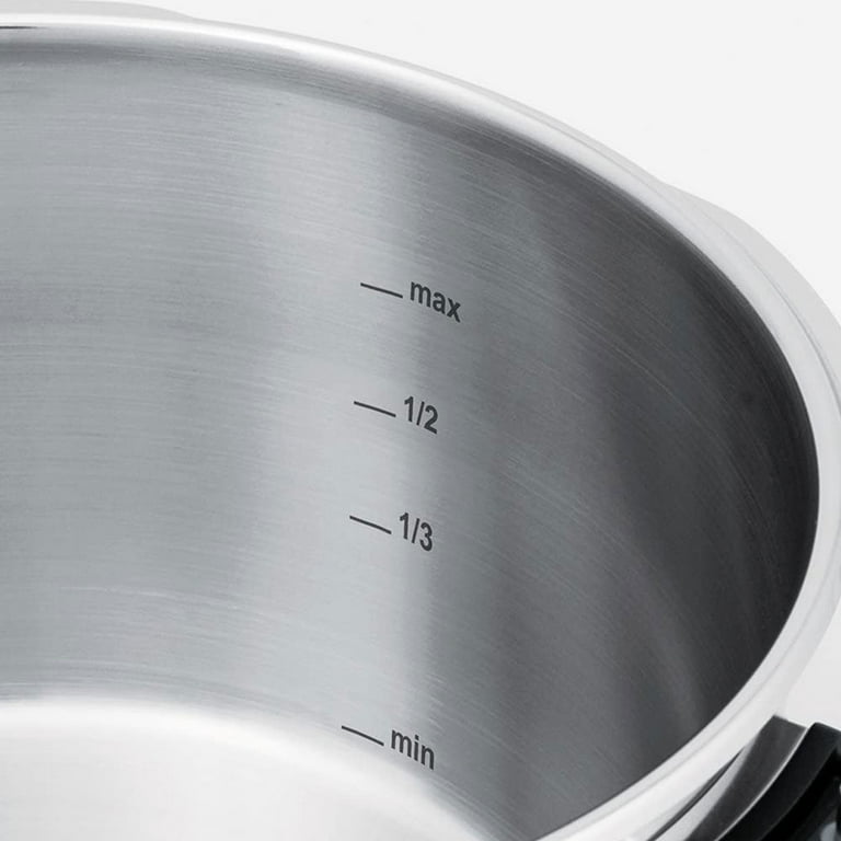 Fissler Vitaquick Stainless Steel Pressure Cooker 4.8 Quart Capacity