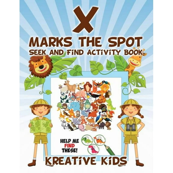 X Marks the Spot: Seek and Find Activity Book, (Paperback)