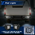 thumbnail image 6 of Rear Bumper,Fit for 2017-2025 Ford F-250/F-350,w/Main Body+Side Wings,Heavy Duty Steel Black Fine Sand Grain Powder, 6 of 10