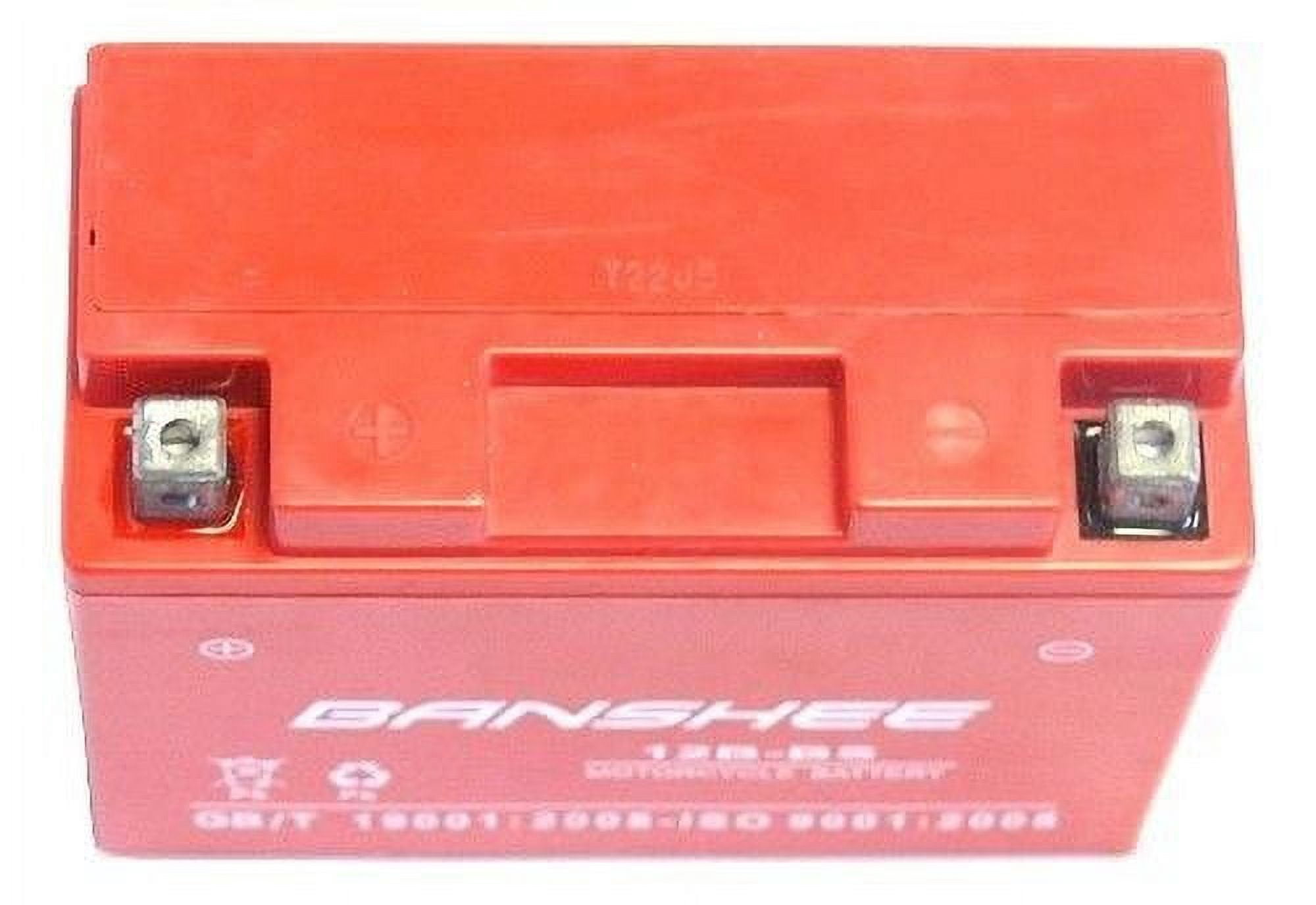 Banshee Replacement Motorcycle Battery 12V Automotive Batteries, 175 CCA Top Post Motorcycle