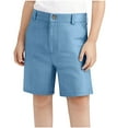 thumbnail image 2 of Ugoldhm Kids & Youth Flat Front Chino Shorts – Lightweight Summer Casual Uniform Shorts School Wear, 2 of 7