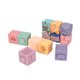thumbnail image 1 of Bloques de construcción apilables suaves para bebés, juguete educativo que aprende formas y colores de animales para bebés de 6 meses en adelante., 1 of 14