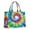 Rainbow Tie Dye, variant on Large Capacity Tote Bag,Colorful Tie Dye Wave Pattern Handbag Fashion Luxury Tote Bag,15.7"x13"x 5.1" Inches,Laptop Compatible