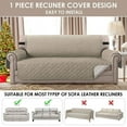 Three Seater Sofa Covers Couch Slipcovers Reversible Quilted Furniture