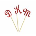 thumbnail image 3 of Darling Souvenir| Custom Initials Wedding Cupcake Toppers| Personalized Party Dessert Decorations - Pack Of 20, 3 of 3