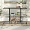 thumbnail image 7 of Evelyn&Zoe Yeardley 42" Wide Rectangular Console Table, Blackened Bronze, 7 of 7