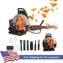 665 CFM Leaf Blower, Gas Blower, Gas Leaf Blower for Lawn Care, Backpack Blower, 1 Set Leaf Blower 2 Cycle Engine Multi-Purpose 63CC High Strength Snow Blower for Outdoor