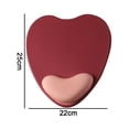 thumbnail image 2 of Ergonomic Heart-Shaped Mouse Pad, with Gel Wrist Rest Support, Non-Slip for Home Office Working, 2 of 6