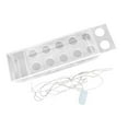 thumbnail image 3 of Abbracc Acrylic Long Vase Photo Prop Rectangular Flower Vase for Desktop Decor Shelf 12 12 Hole, 3 of 9