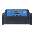 thumbnail image 2 of Solar Power Controller 12V 24V Solar  Controller Dual USB Output PWM Charging Control Regulator With LCD Digital Display Hardware, 2 of 8
